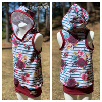 Kids Racerback Hoodie Tank- CUSTOM ORDER