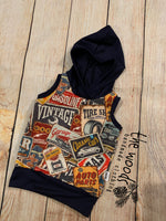 Kids Racerback Hoodie Tank- CUSTOM ORDER