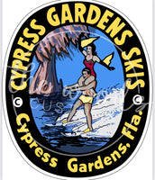 Cypress Gardens Reproduction Sticker